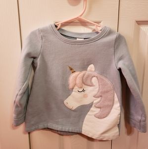 Toddler Girl Unicorn Sweatshirt